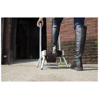Voetenveger met handsteun 83 cm en 3 borstels