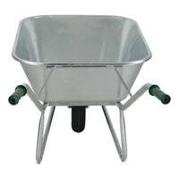 Kruiwagen 230 liter met verzinkte stalen bak en 4-ply luchtband