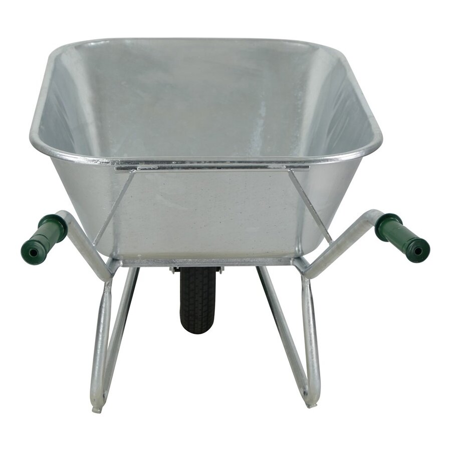 Kruiwagen 230 liter met verzinkte stalen bak en 4-ply luchtband