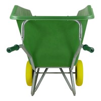Fort F&S volumekruiwagen 500 liter groen met verzinkt onderstel en 2 antilekwielen