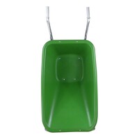 Fort Kruiwagen F&S 165 4PLY met groene HDPE bak 165 liter