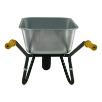 Fort Boxer 90 v2.0 kruiwagen 90 liter met verzinkte bak en luchtband