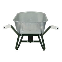 Fort 6B-80 kruiwagen 80 liter met verzinkte bak en gelakt onderstel