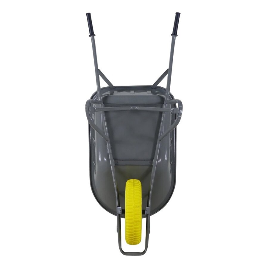 Altrad Kraft 80 zware bouwkruiwagen 80 liter grijs met anti-lekwiel
