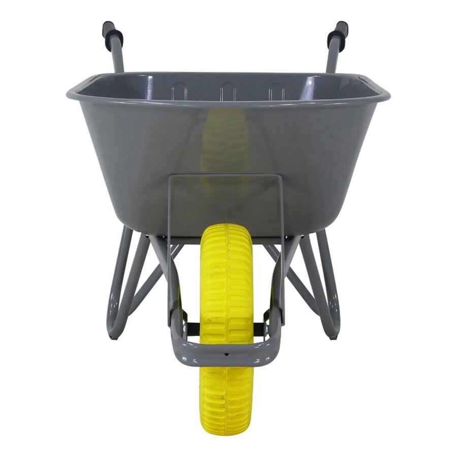 Altrad Kraft 80 zware bouwkruiwagen 80 liter grijs met anti-lekwiel
