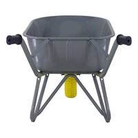 Altrad Kraft 80 zware bouwkruiwagen 80 liter grijs met anti-lekwiel