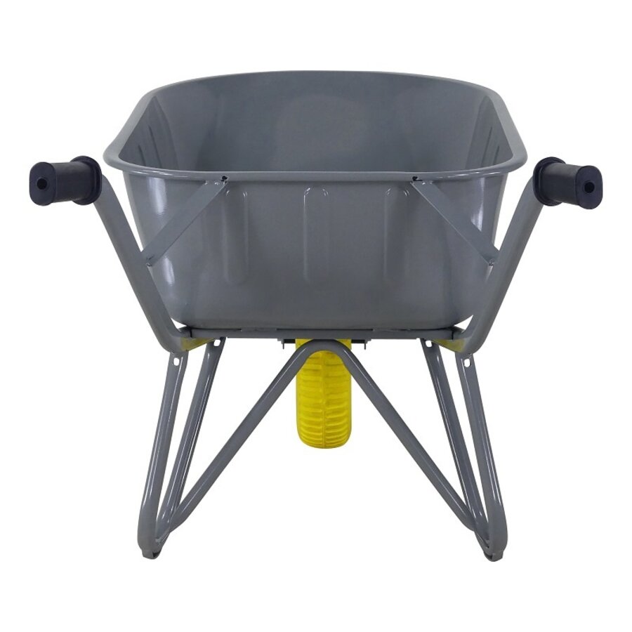 Altrad Kraft 80 zware bouwkruiwagen 80 liter grijs met anti-lekwiel