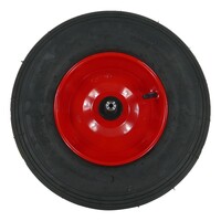 Fort kruiwagenwiel staal 2PLY Ø met as 20 cm