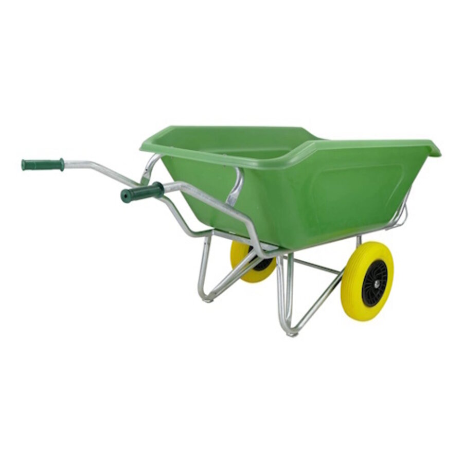 Kruiwagen F&S 350/2 met 2 luchtbanden | 350 liter | 300 kg draagvermogen