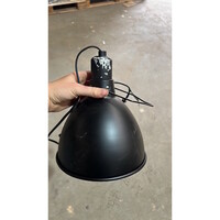 Repto Dome E27 Fitting 21CM Zwart terrarium lampenkap voor reptielen