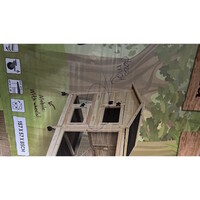 Duvo+Konijnenhok met wielen Hoppy pinus houtkleurig | 157x57x85 cm