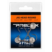 Jig Head Round Natural 7 gram voor shads en softbaits | 3 stuks
