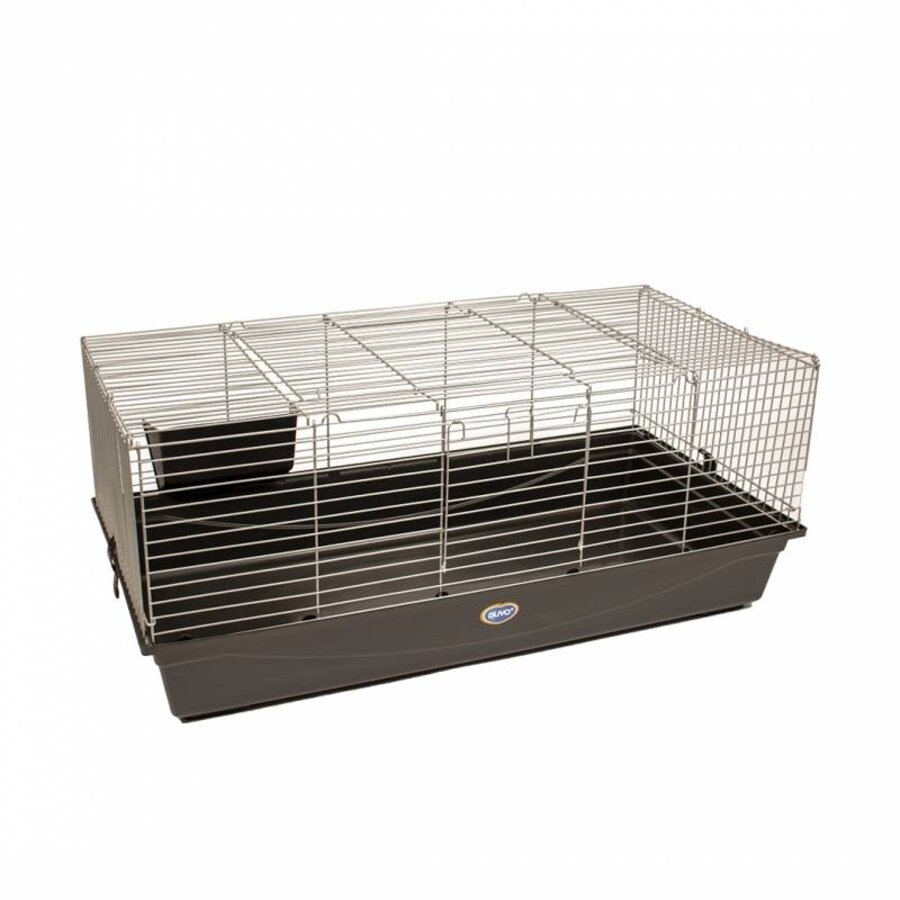 Duvo+ Kooi Liberty 120 grijs | voor konijnen en cavia’s