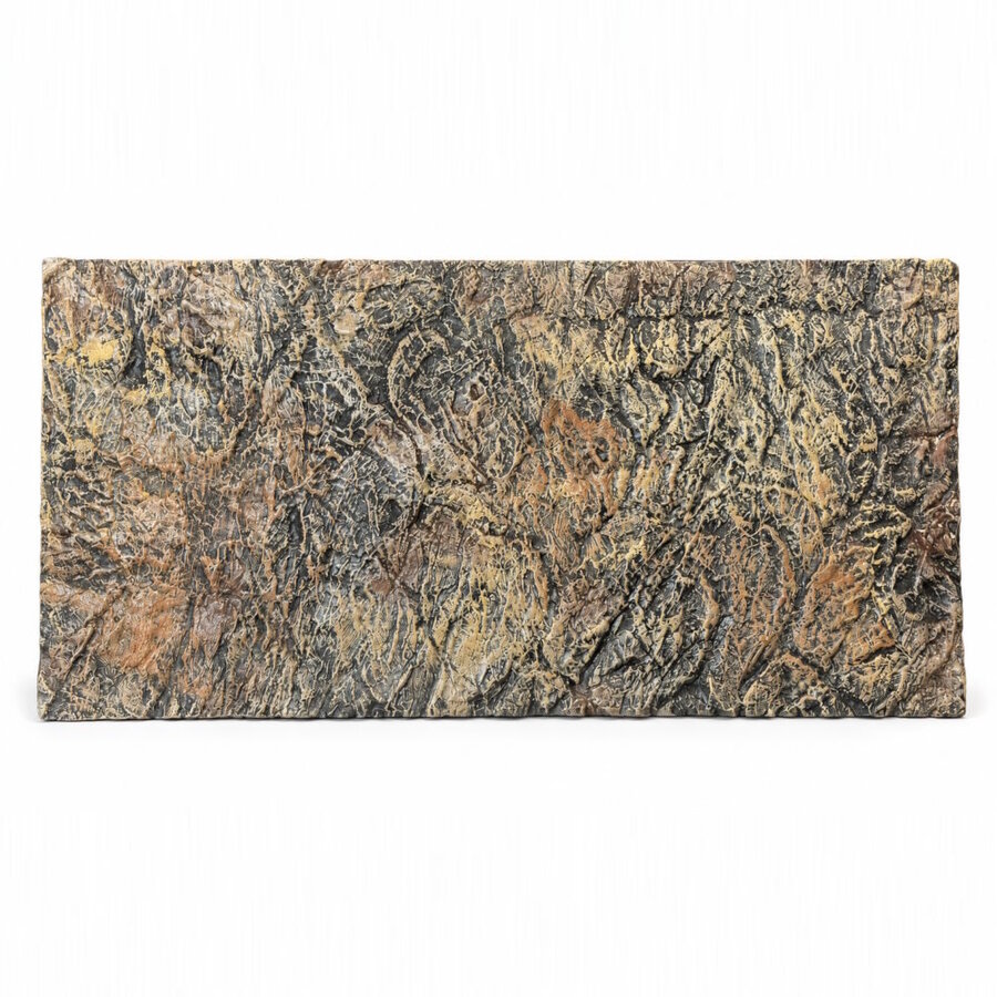 Terrarium achterwand 3D rotsstructuur 100 x 50 cm | werkelijke maat 98 x 48 x 3,5 cm