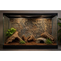 Terrarium achterwand 3D rotsstructuur 100 x 50 cm | werkelijke maat 98 x 48 x 3,5 cm