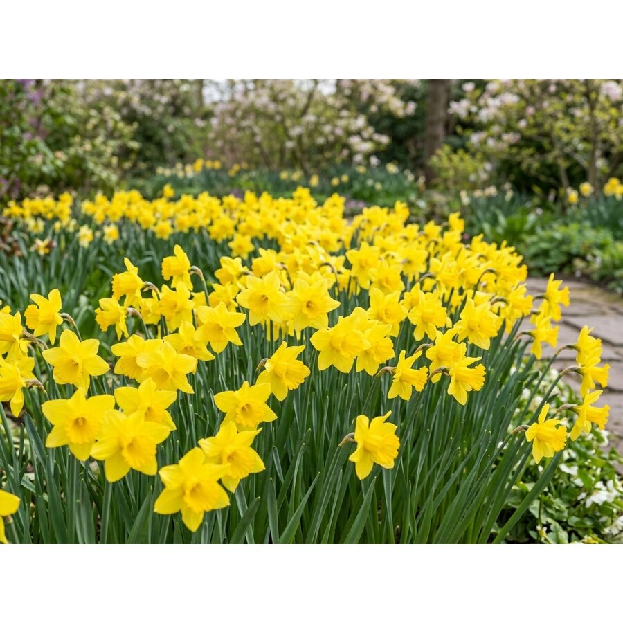 Narcissus Dellan bloembollen | 5 stuks | Gele geurende narcis voor tuin, border en pot