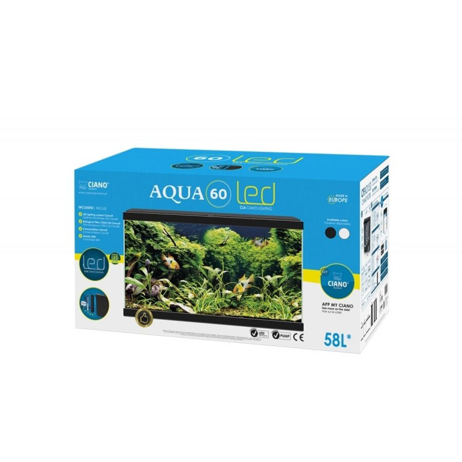 Reserve verwarming 50W voor Aqua 60 aquarium 58 liter