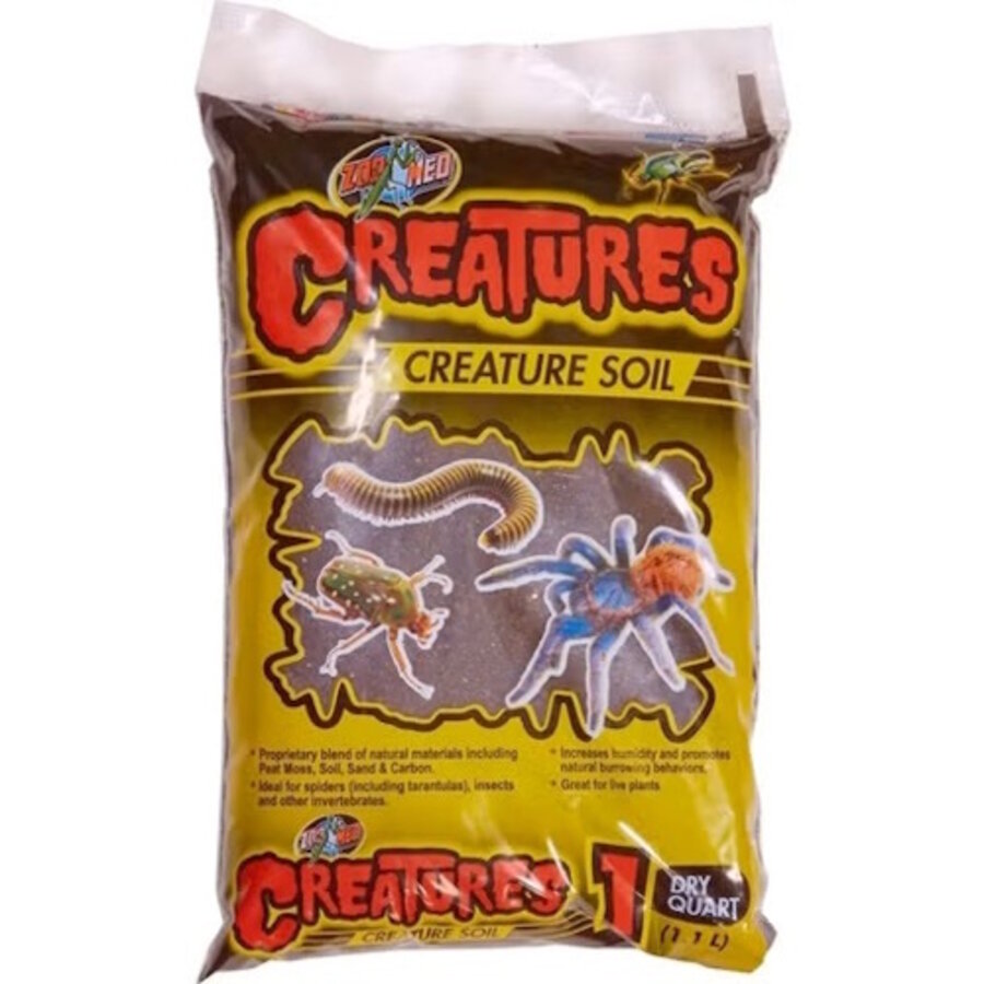 Creature Soil natuurlijke terrariumbodem 1,10 liter voor insecten en spinnen