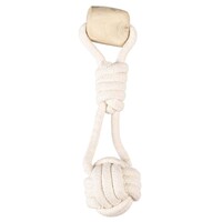 Trekspeeltje koffiehout Duo Tug 25 x 4 x 5 cm voor honden