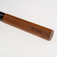 Dubbelzijdige vachtborstel met pinnen en nylon 25 x 7 x 5 cm bruin