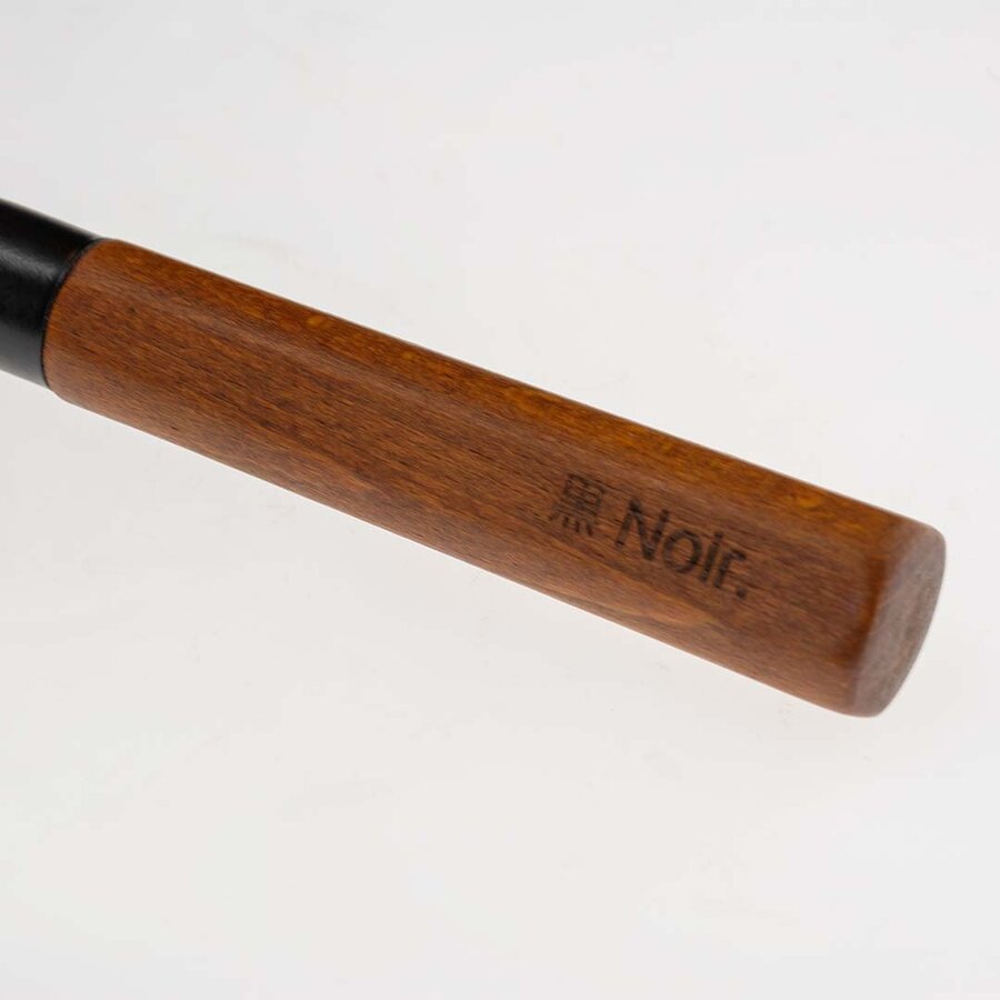 Dubbelzijdige vachtborstel met pinnen en nylon 25 x 7 x 5 cm bruin