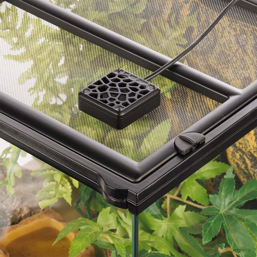 EX Silent Terrarium Mini Fan zwart
