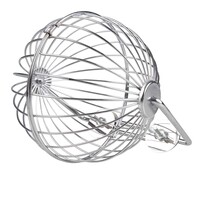 Metalen voederbal voor kippen 13 x 13 x 13 cm | voor groenvoer en verrijking