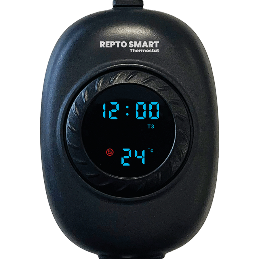 Smart thermostaat voor terrarium met 8 klimaatperiodes en 1,8 meter voeler