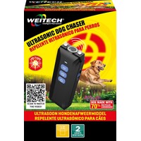 Ultrasone hondenverjager met flitslicht | bereik tot 12 m