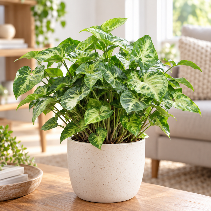 Syngonium 'Pixie' terrarium en kamerplant | 12 cm pot | 30 cm hoog