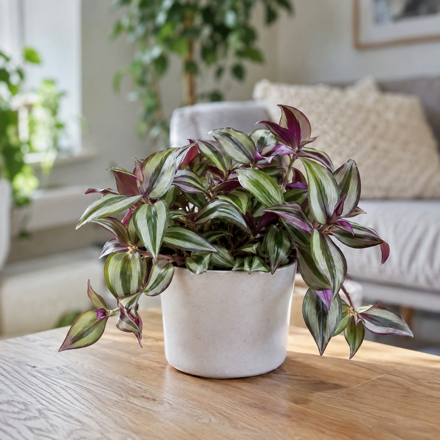 Tradescantia gemengd diverse soorten | 7 cm pot | circa 10 cm hoog | verkoop per stuk