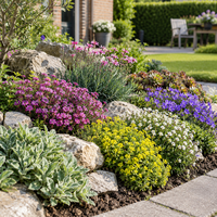 Rotsplanten gemengd | diverse soorten en kleuren | 14 cm pot | 12 cm hoog | verkoop per stuk