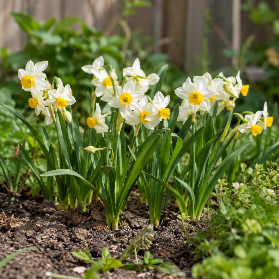 Narcissus Canaliculatus | 5 bloembollen | Geurende mini narcis | 15 tot 20 cm hoog