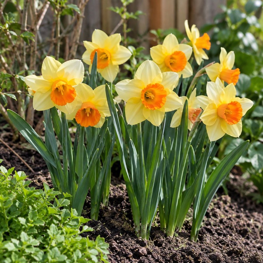 Narcissus Eaton Song | 5 bloembollen | compacte voorjaarsnarcis | ca. 30 cm hoog
