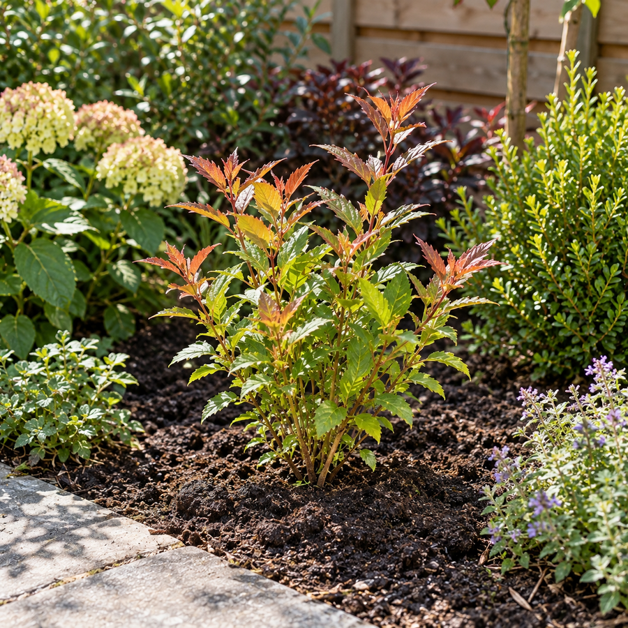 Heesters gemengd | diverse soorten en kleuren | 15 cm hoog | in 9,5 cm pot | verkoop per stuk