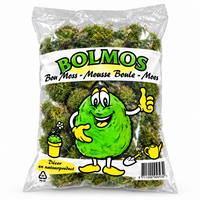 Levend bolmos | zak 2 liter | natuurlijk kussentjesmos voor terrarium, pot, decoratie en schaduwrijke plekken buiten