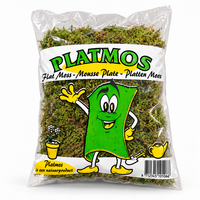 Levend Platmos 2 Liter – Natuurlijk Mos voor Decoratie, Terrarium en Potopvulling