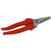 Bloemistenschaar 18,5 cm rood | Voor bloemen en bloemschikken