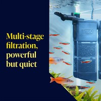 Aquarium binnenfilter INX 50 zwart | 10-50 liter | 4W | 265 l/u | Regelbare stroming en beluchting