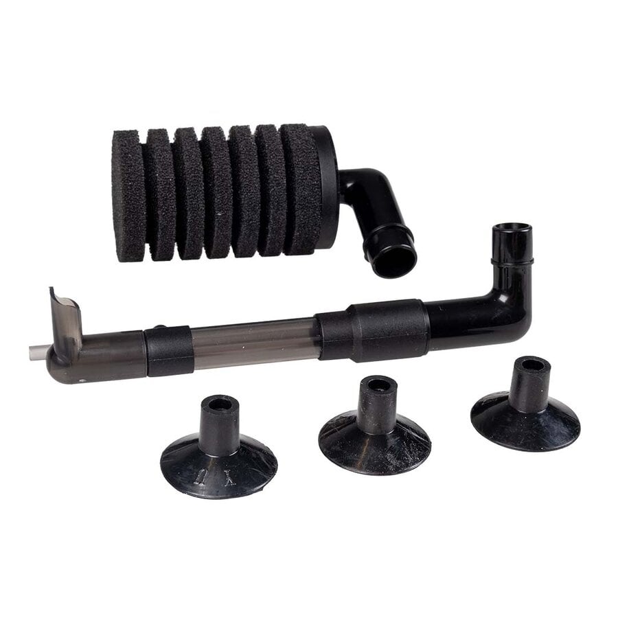 Sponsfilter Bob Air zwart 18 x 5 x 5 cm voor aquaria tot 50 liter
