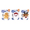 Pluche kersthelden mix voor katten | 9 x 7 x 1 cm