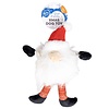 Pluche kerstman hondenspeelgoed | 25,5 x 22 x 6,5 cm