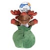 Kerst hondenspeelgoed Rudolf in zak | 23 x 12,5 x 10 cm