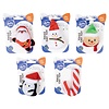 Kerst kattenspeeltjes Winter Wonder Mix | 5 stuks pluche | 11 x 5 x 1 cm