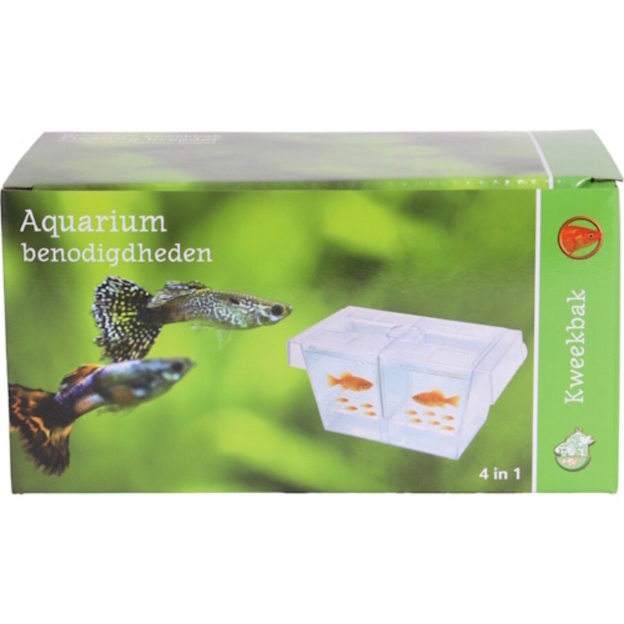 Drijvende aquarium kweekbak 4-in-1 met zuigers 20,5 x 10,4 x 11 cm