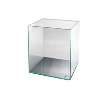 Nano aquarium 60 liter 38 x 38 x 43 cm met gebogen glas, afdekplaat en veiligheidsmat