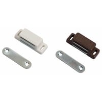 Magnetische sluitingen wit of bruin voor hokken en luiken