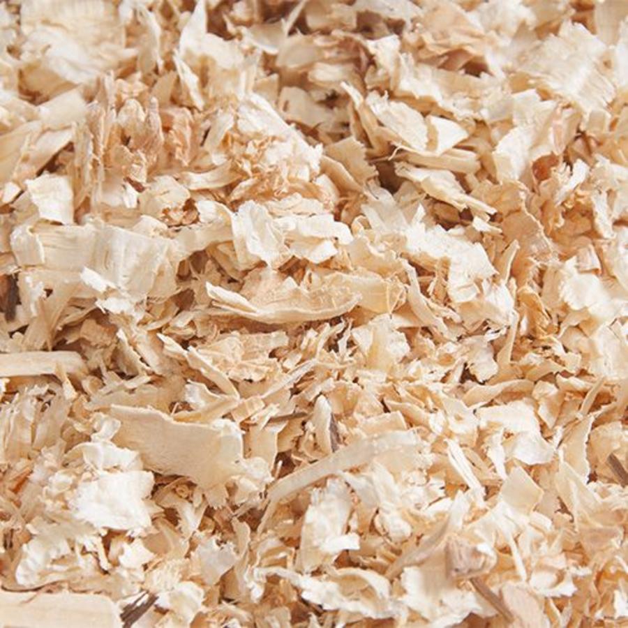 Houtkrullen van houtvezel | stofarm strooisel | diverse verpakkingen