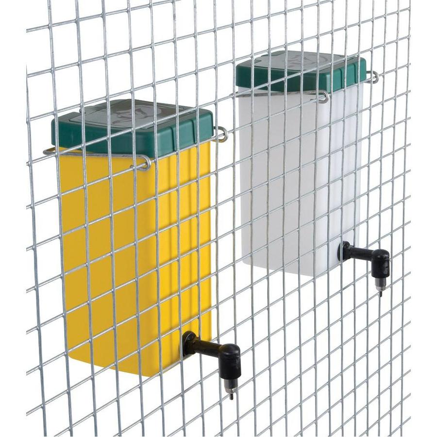 Beugel voor drinknippelfles - verzinkte metalen houder voor flessen van 0,5 en 1 liter