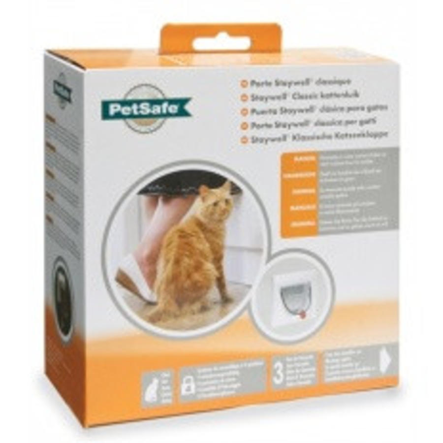 Staywell classic kattenluik met tunnel (917)